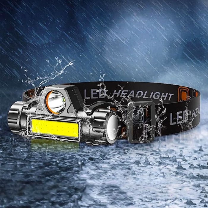 Wiederaufladbarer Scheinwerfer mit LED