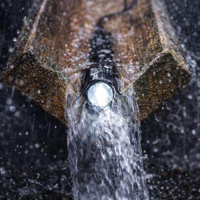 Wiederaufladbare LED-Taschenlampe