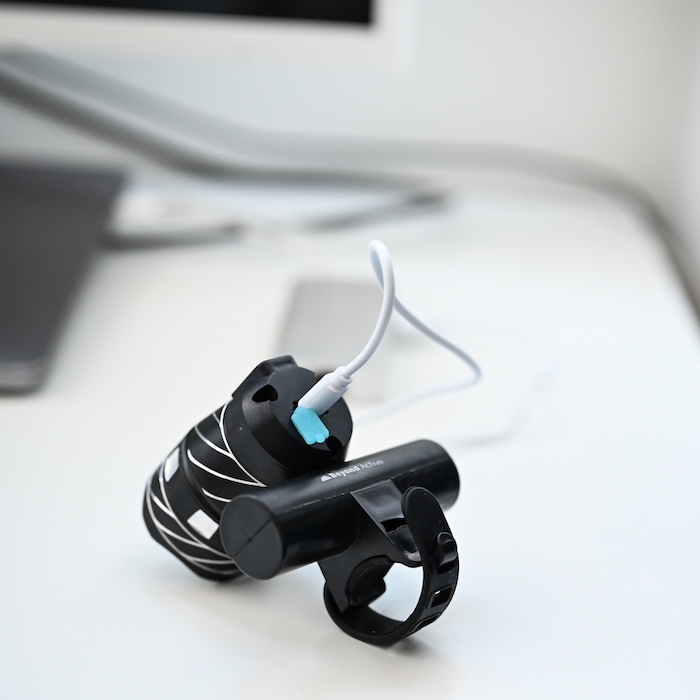 Leistungsstarkes Fahrradlicht (USB-Aufladung)