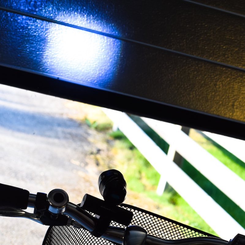 Leistungsstarkes Fahrradlicht (USB-Aufladung)