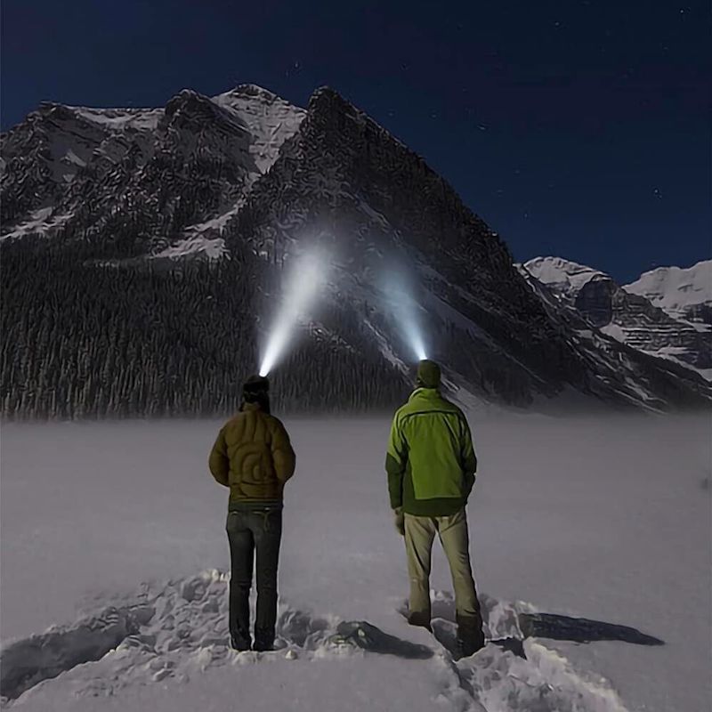 Wiederaufladbarer Scheinwerfer mit LED